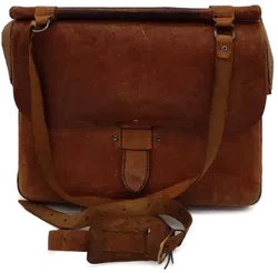 Ledertasche cognac Vintage - Bild 5