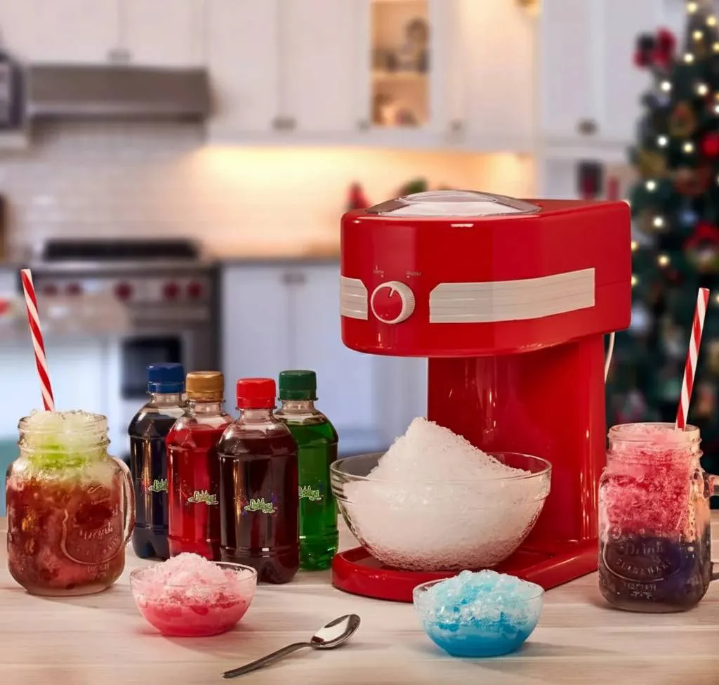 GOURMETmaxx Slush- & Crushed-Ice-Maker | 2-in-1 | Retro-Design | Eiscrusher - Bild 1