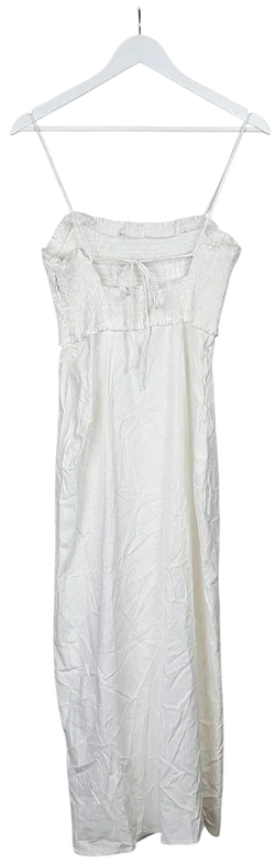 ZARA Damen Leinenkleid, weiß - Gr. L – Vorschau 2