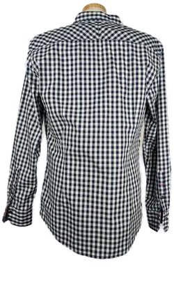 Tom Tailor Herrenhemd langarm dunkelblau kariert - L/50 - Bild 2