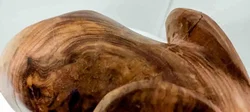 Massiver Vintage-Elefant aus Edelholz mit Charakter-Maserung - Bild 3