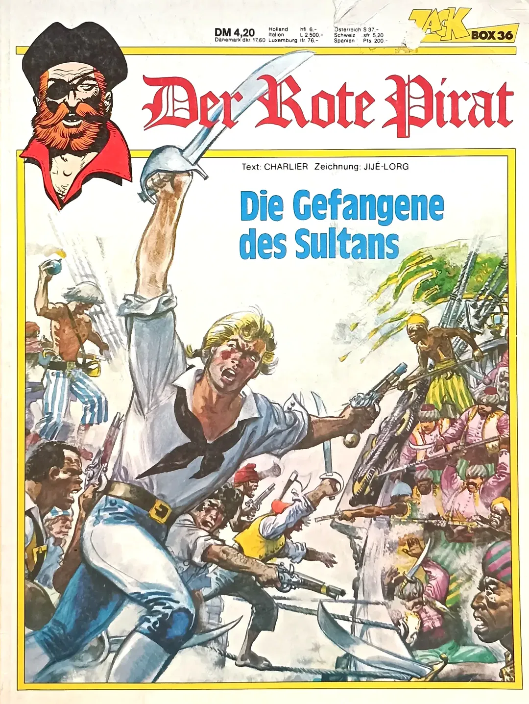 Zack Box Der Rote Pirat - Die Gefangene des Sultans Band 36 - Bild 1