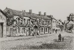 "Barbizon, Auberge Gaume" - Zeichnung von M. Jacques – Vorschau 2
