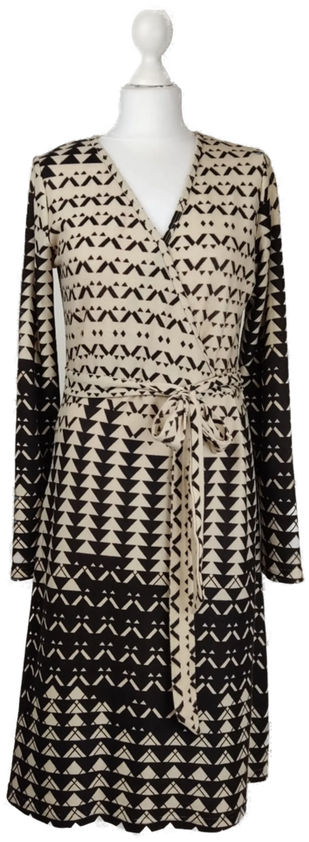 Damenkleid Gr.42, schwarz-weiß gemustert - Bild 1