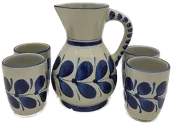 Gollhammer Keramik Austria Krug incl. 4 Becher - Bild 4