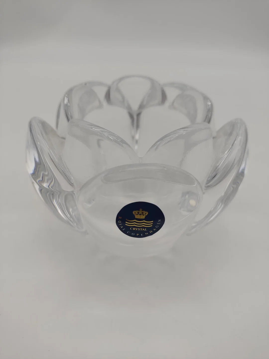 Lotus Teelichthalter aus Kristallglas von Royal Copenhagen - Bild 4