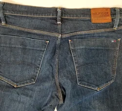 Herren Jeans Hilfiger Denim Unifarben W36 L30 | Zeitloser Klassiker - Bild 4