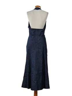 ZARA Damen Maxikleid, jeansblau - Gr. L / 40  - Bild 2