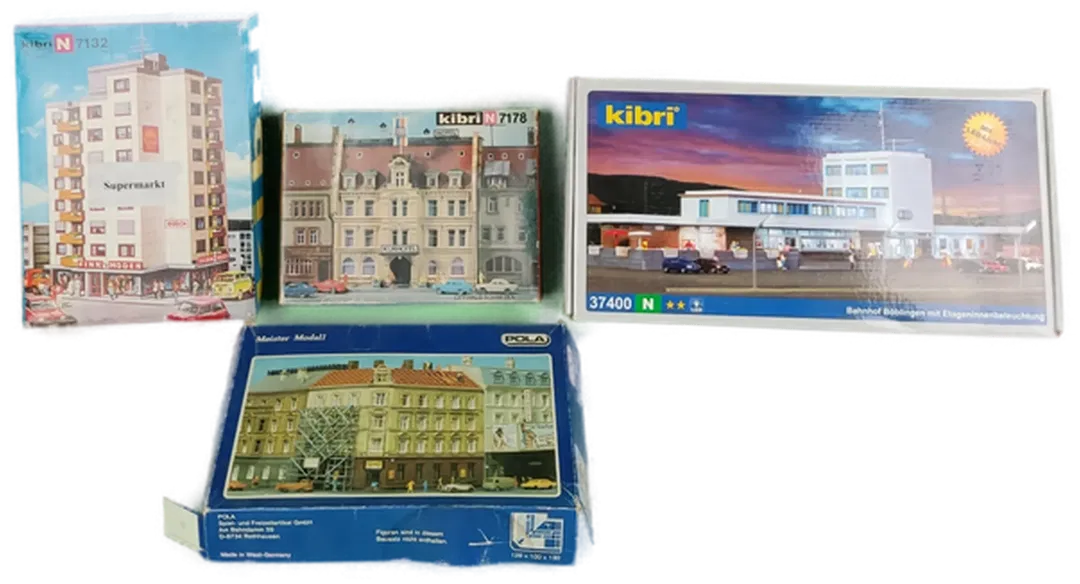 9 teiliges Modelleisenbahn Zubehör Set - Bild 1