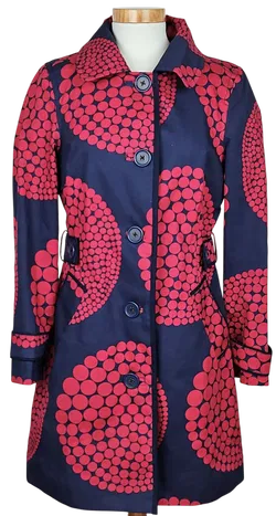 Boden Damen Mantel, blau/pink - Gr.  S  - Bild 1