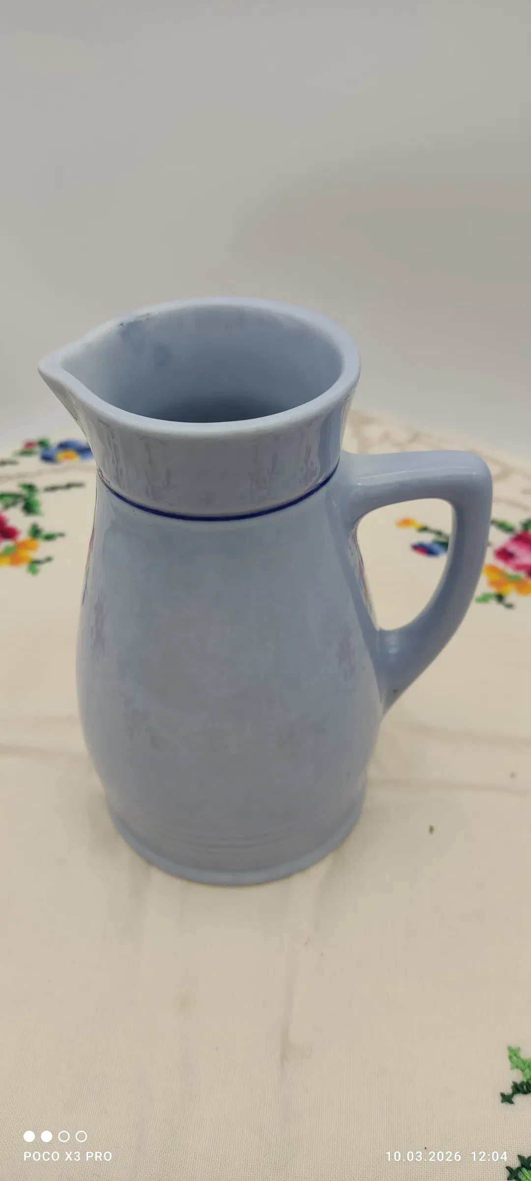 Kleine Porzellan-Kanne Lilien | Liebevoll Erhalten - Bild 1