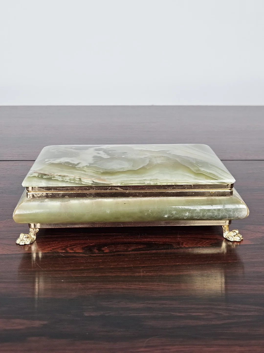 Schmuckkästchen aus grüner Jade – Bild 2