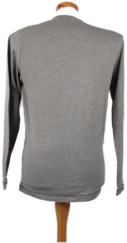 Tom Tailor Damenlangarm T-Shirt grau Gr.S 175/88A - Bild 3