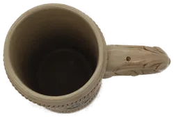 Gerz Bierkrug mit Trachtenmotiv in beige, Höhe 18cm - Bild 5