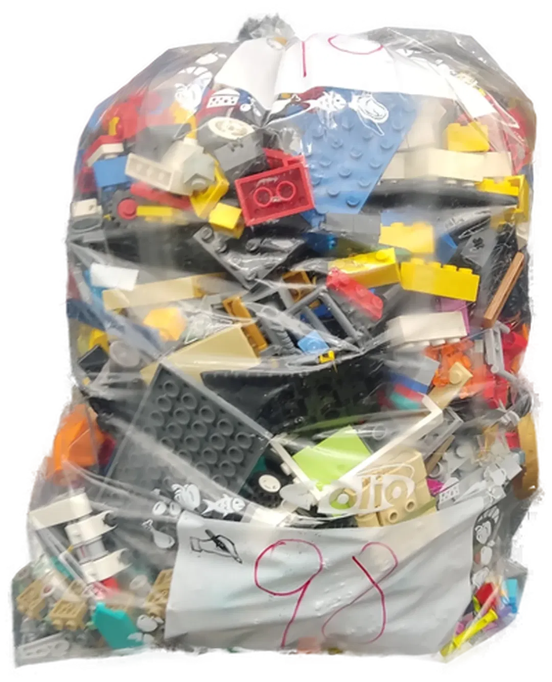 1,5 Kilo Lego Steine gemischt - Bild 4