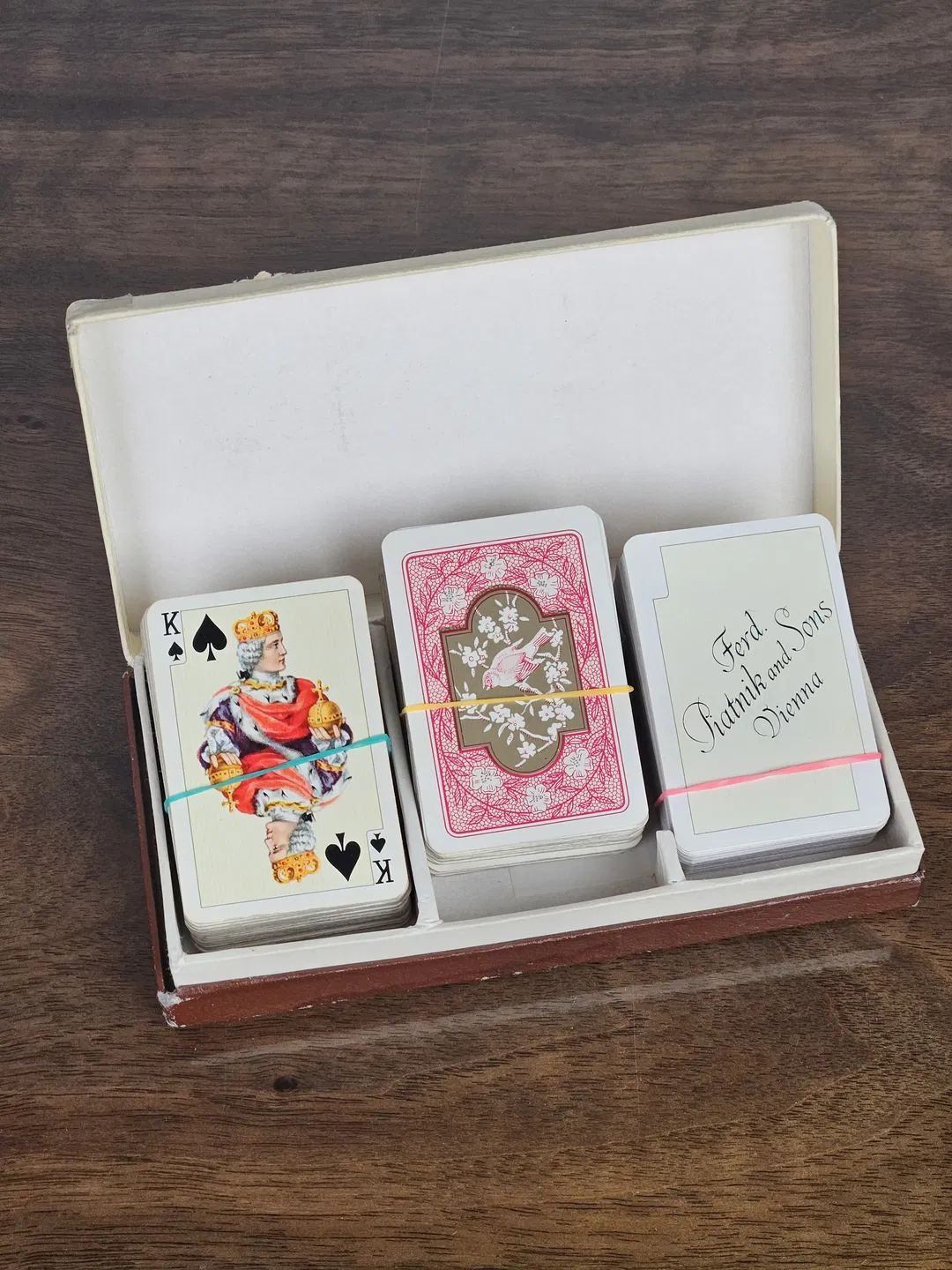 VINTAGE - Kartenset 3x55 Karten - PIATNIK - Bild 4