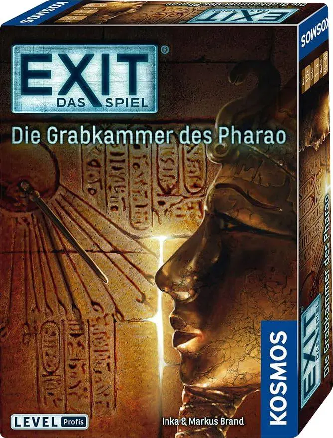 EXIT – Das Spiel: Die Grabkammer des Pharao | Kosmos | Level: Profis | Escape Room Spiel für 1–4 Spieler ab 12 Jahren - Bild 1