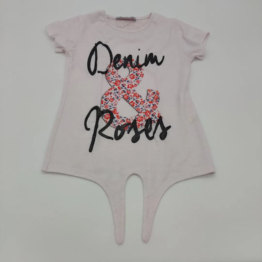 Kinderkurzarm T-Shirt rosa - 140 - Bild 4
