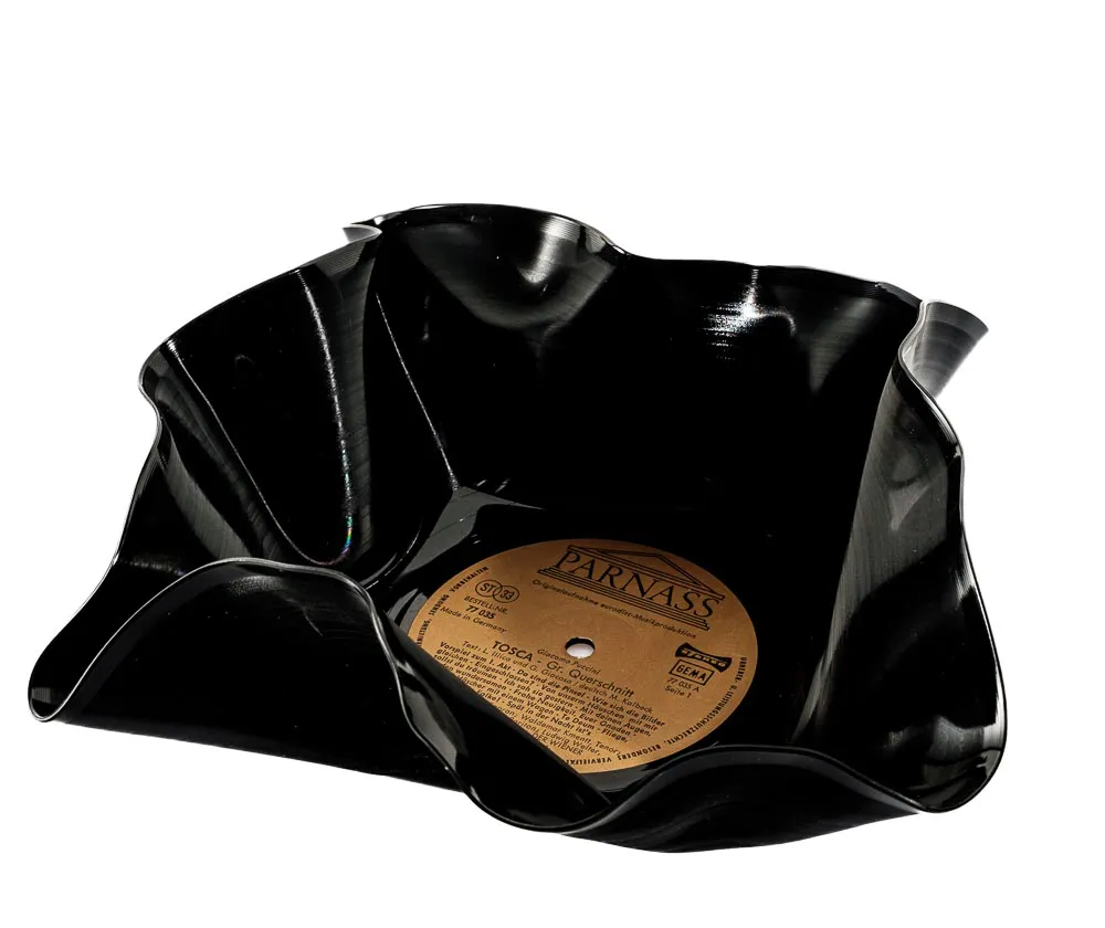 Schale aus einer echten Vinylschallplatte Modell "Tosca"  – Bild 2