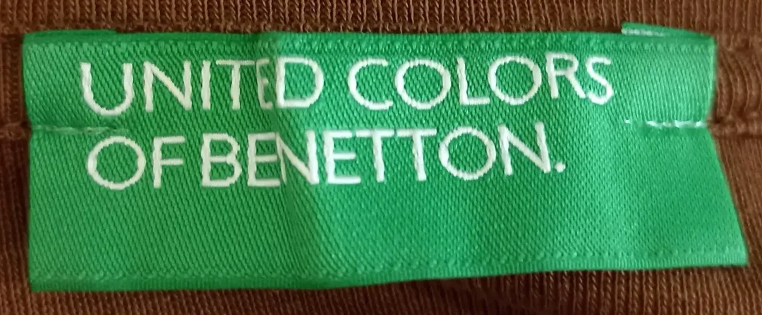 United Colors of Benetton Damenshirt braun Gr. S – Bild 3