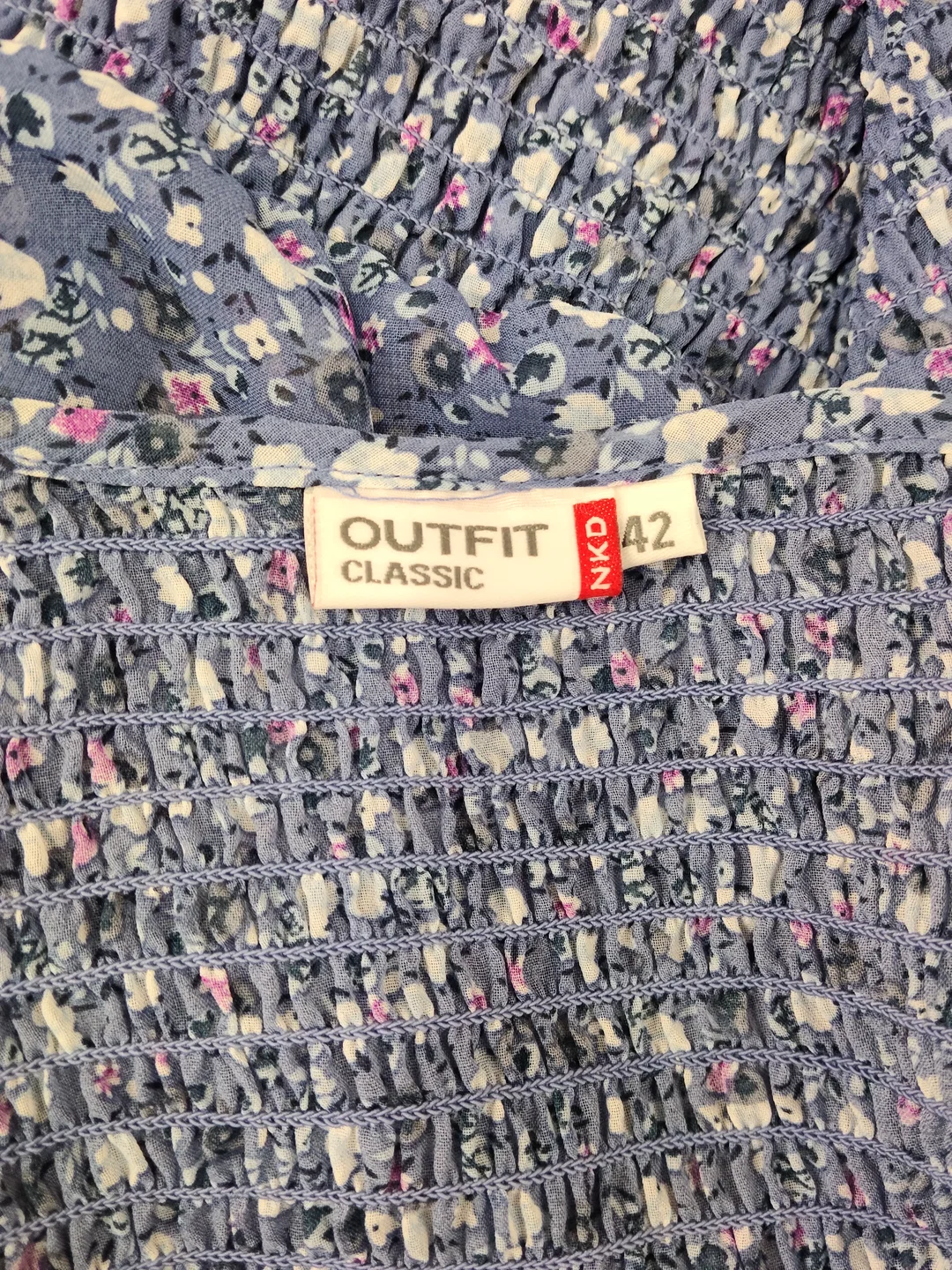 Damen-Shirt Sonstige Geblümt Polyester Gr. 42 | Frühlingsfavorit – Bild 4