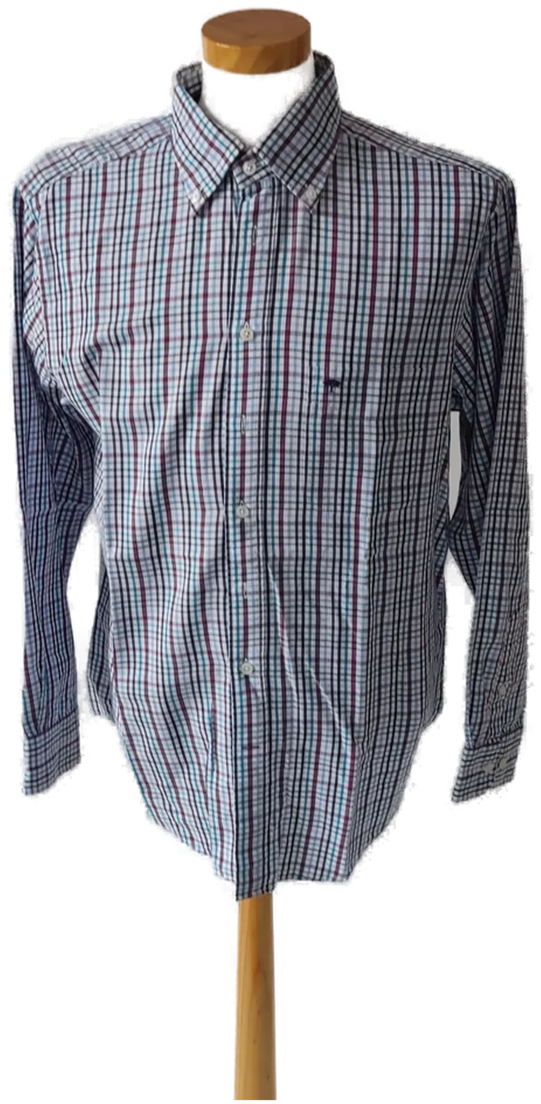 Finch-Hatton Herrenhemd langarm kariert - Gr.L/41/42 - Bild 1
