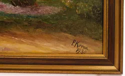 Landschaftsgemälde – signiert „P. Krenn 1930“ - Bild 2