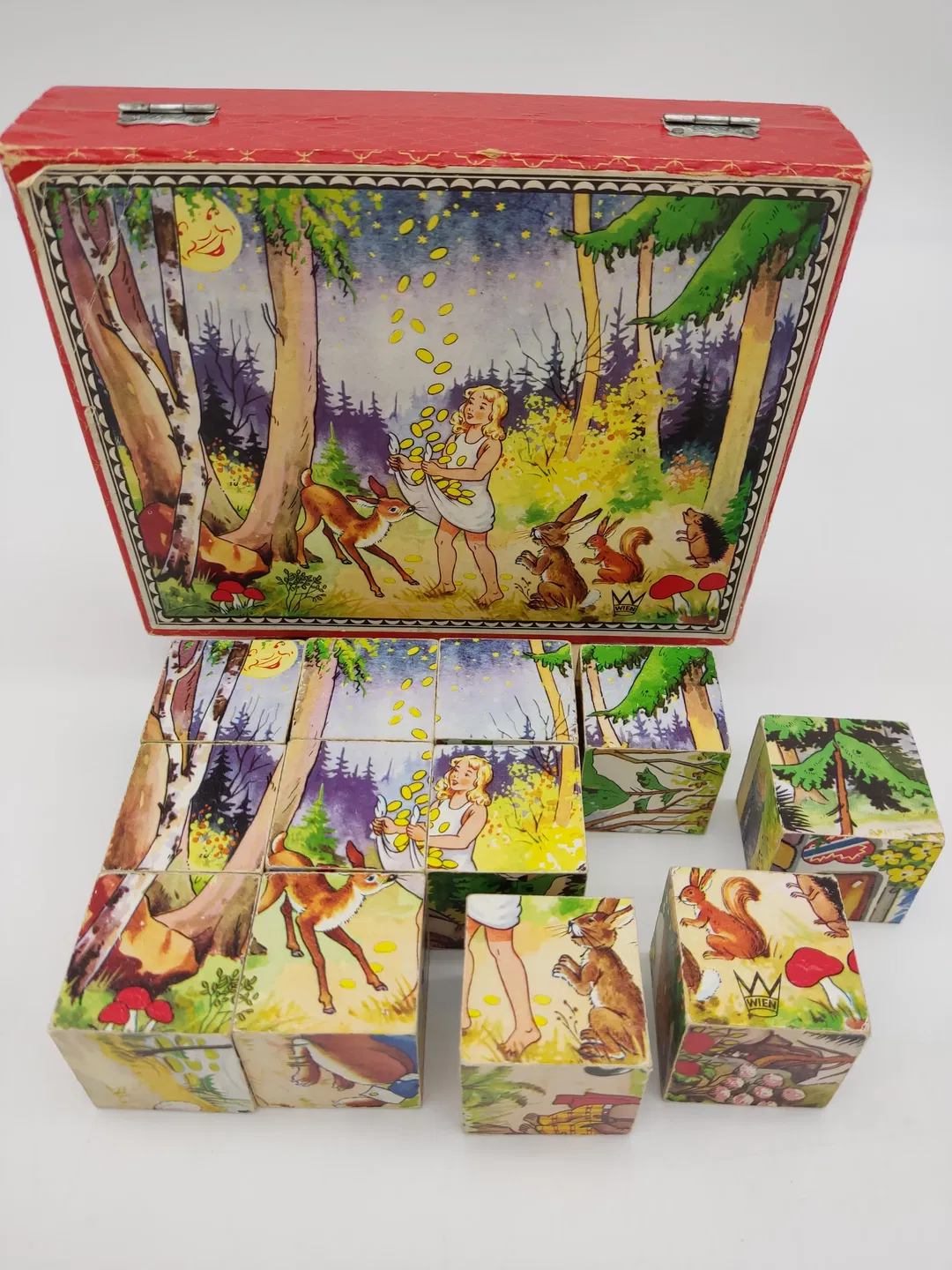 Vintage Märchen Puzzelwürfel  - Bild 1