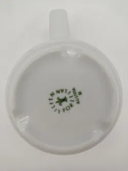  2 Stk. Lilien Porzellan Espressotassen und Untertassen - Bild 6