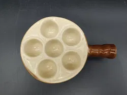 Fränzösische Vintage-Geschirr für Escargot-Schnecken von Emile Henry - Bild 5