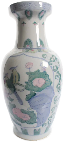  Chinesische Vase mit Famille-Rose-Dekor - Bild 2