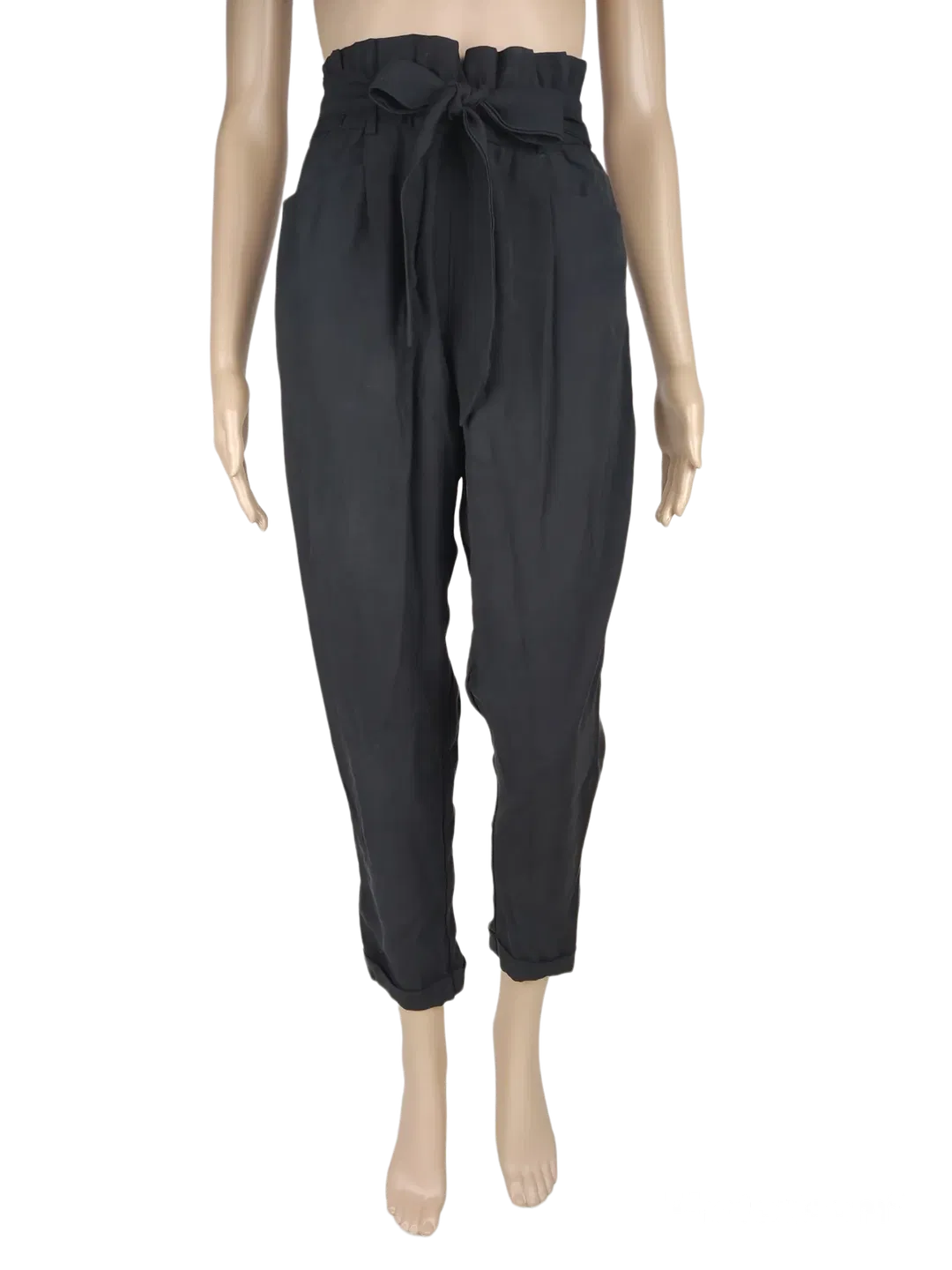 Stradivarius Mädchen Hose schwarz - Gr. XS - Bild 1