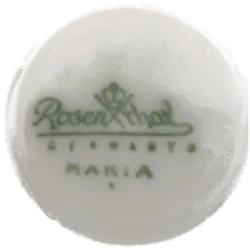 Rosenthal Porzellanvase mit floralen Dekor, ca. 15 cm - Bild 4