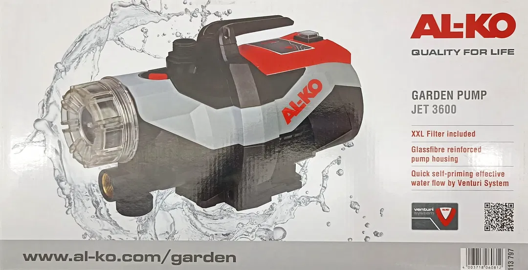 AL-KO Elektro-Gartenpumpe JET 3600 (OVP) - Bild 3