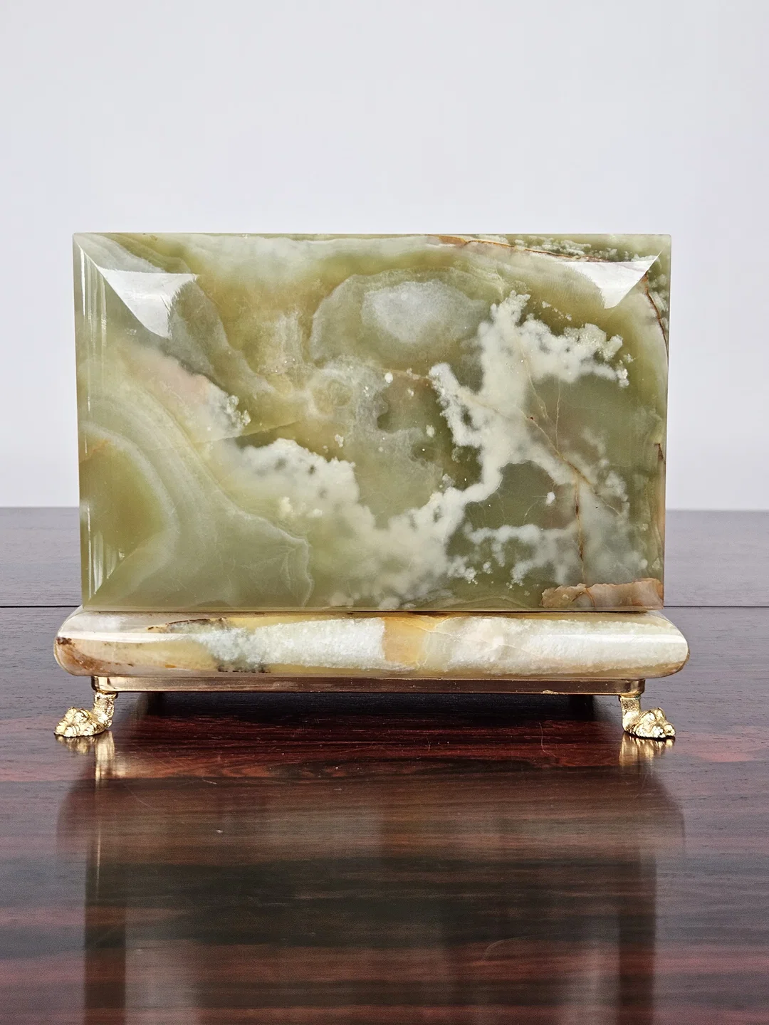 Schmuckkästchen aus grüner Jade – Bild 5