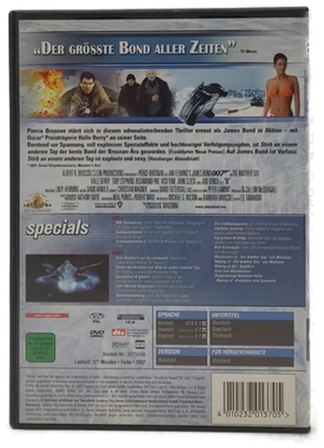 DVD "007 - Stirb an einem anderen Tag" mit Pierce Brosnan und Halle Berry – Bild 2