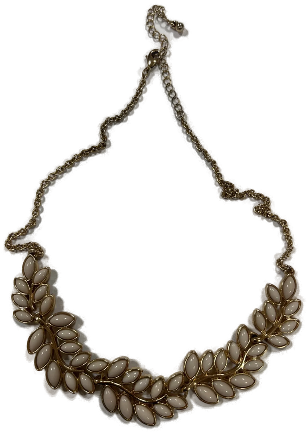Blütenkette Modeschmuck Länge 44-54 cm – Bild 1