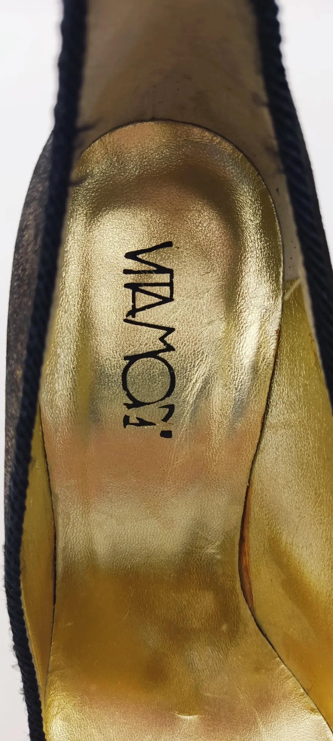 VITAMORI Damen Pumps, gold/bronze mit Verzierungen - Gr.36 – Bild 6