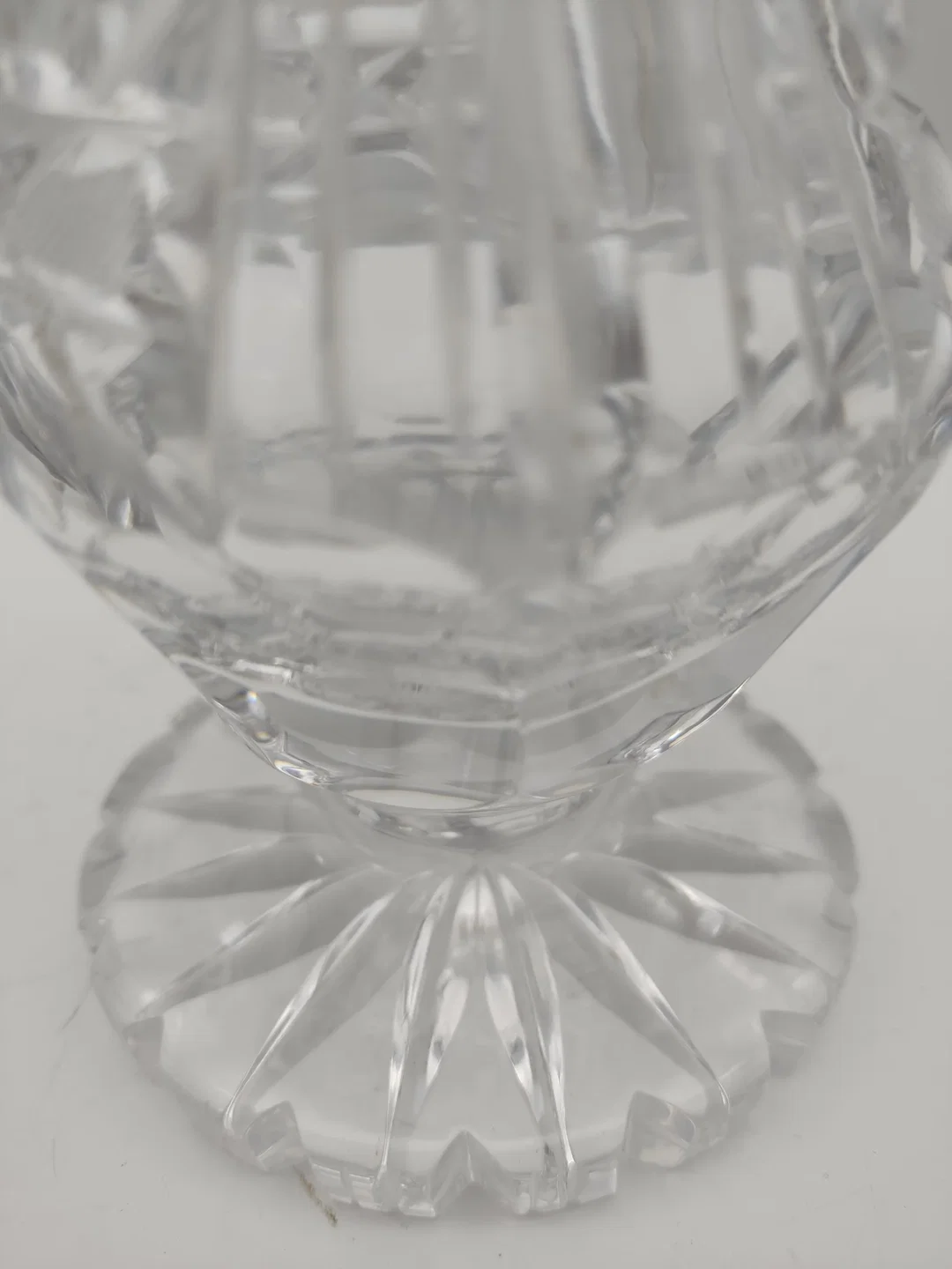 Kristallvase mit Schliffmuster | Tschechischer Vintage-Schatz – Bild 8