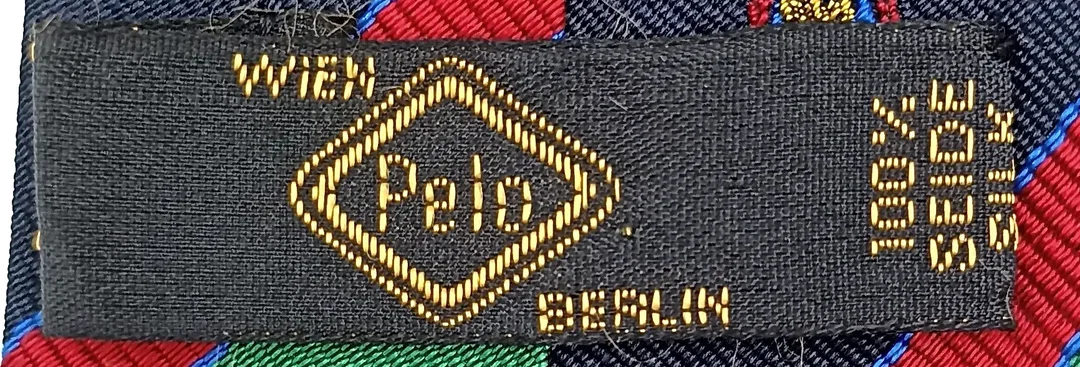 Pelo Herren Seidenkrawatte gemustert  – Bild 3