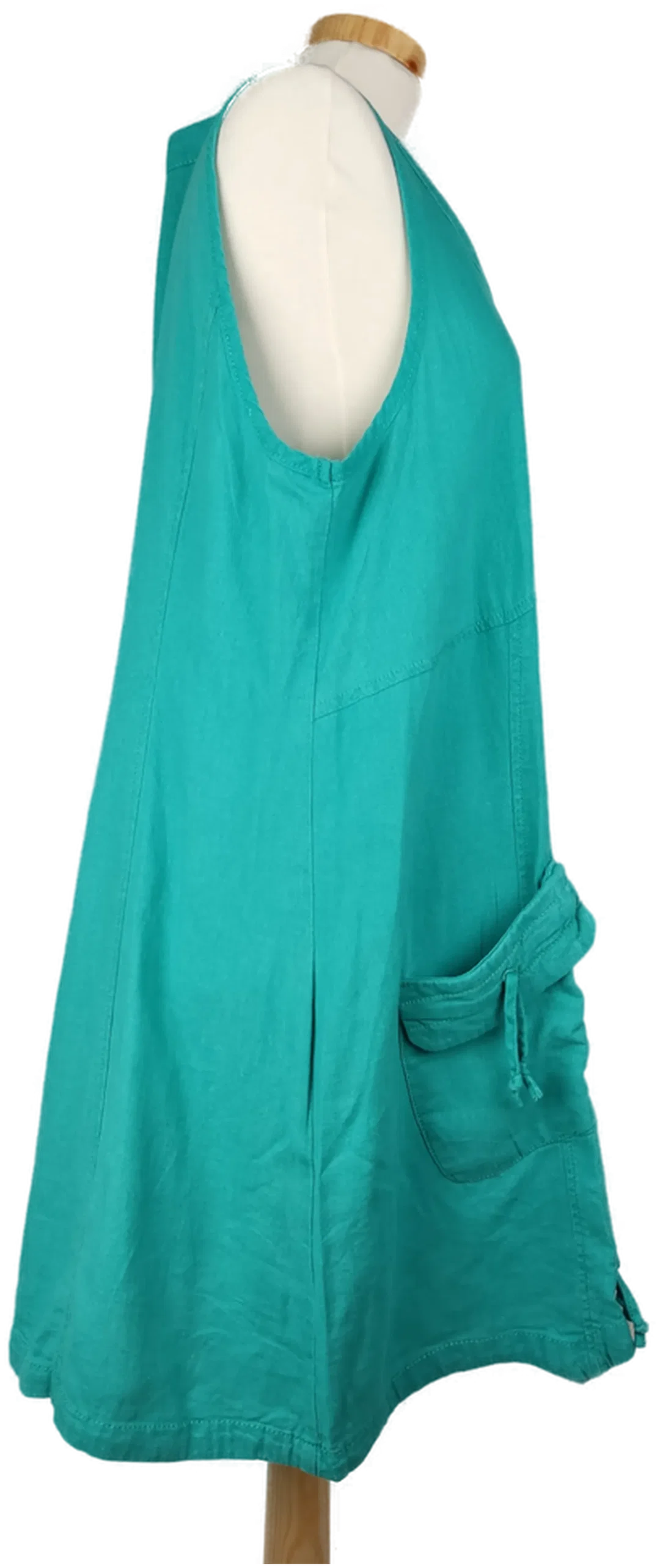 Gina Laura Damen Mini-Sommerkleid türkis - L/40 – Bild 3