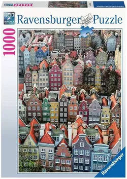 Ravensburger Puzzle 1000 Teile | Danzig Polen | Altstadt Häuser | Premium - Bild 1