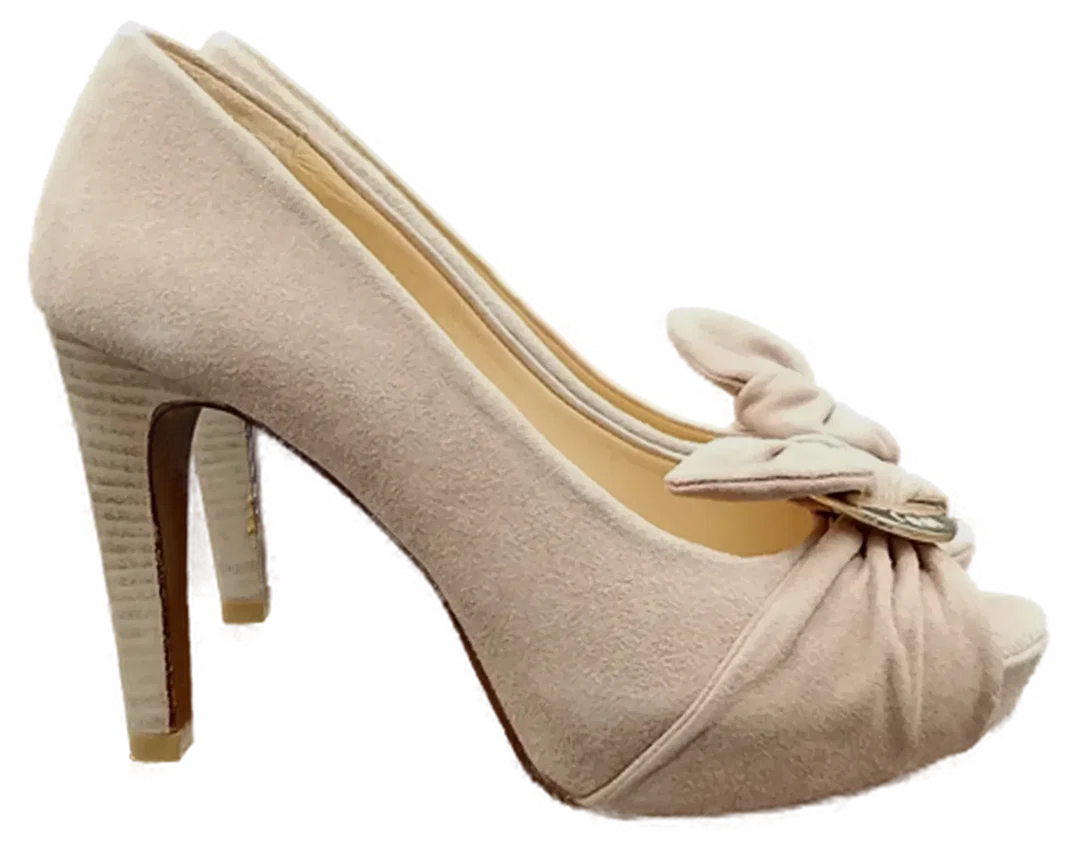 Lodi Damen Peeptoe taupe Gr. 37 – Bild 3