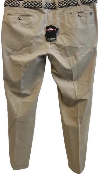 Walbusch Herrenhose, beige - Gr. 5XL – Bild 2