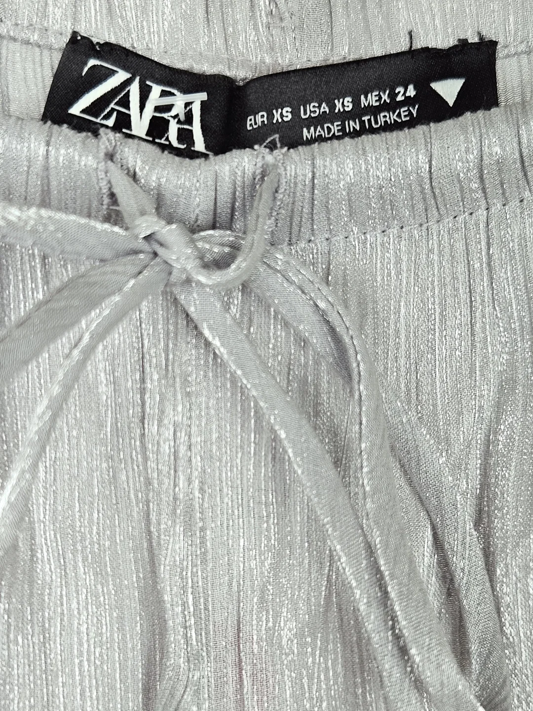 ZARA Damen Hose, grau - Gr. XS  – Bild 4