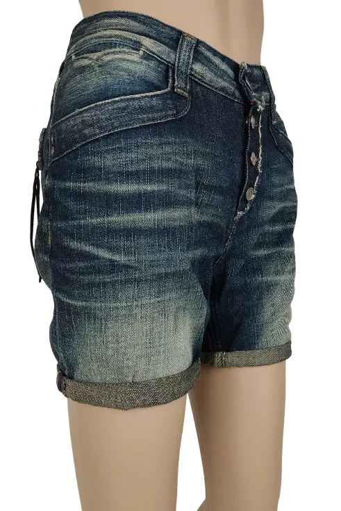 Replay Damen Jeansshorts, blau - Gr. S – Bild 2