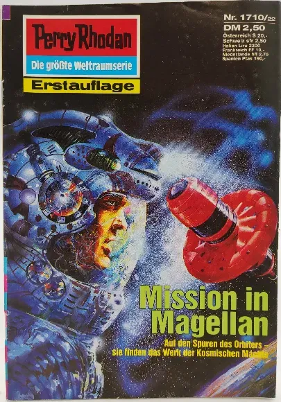Romanheft Perry Rhodan Mission in Magellan Erstauflage Nr.1710 - Bild 2