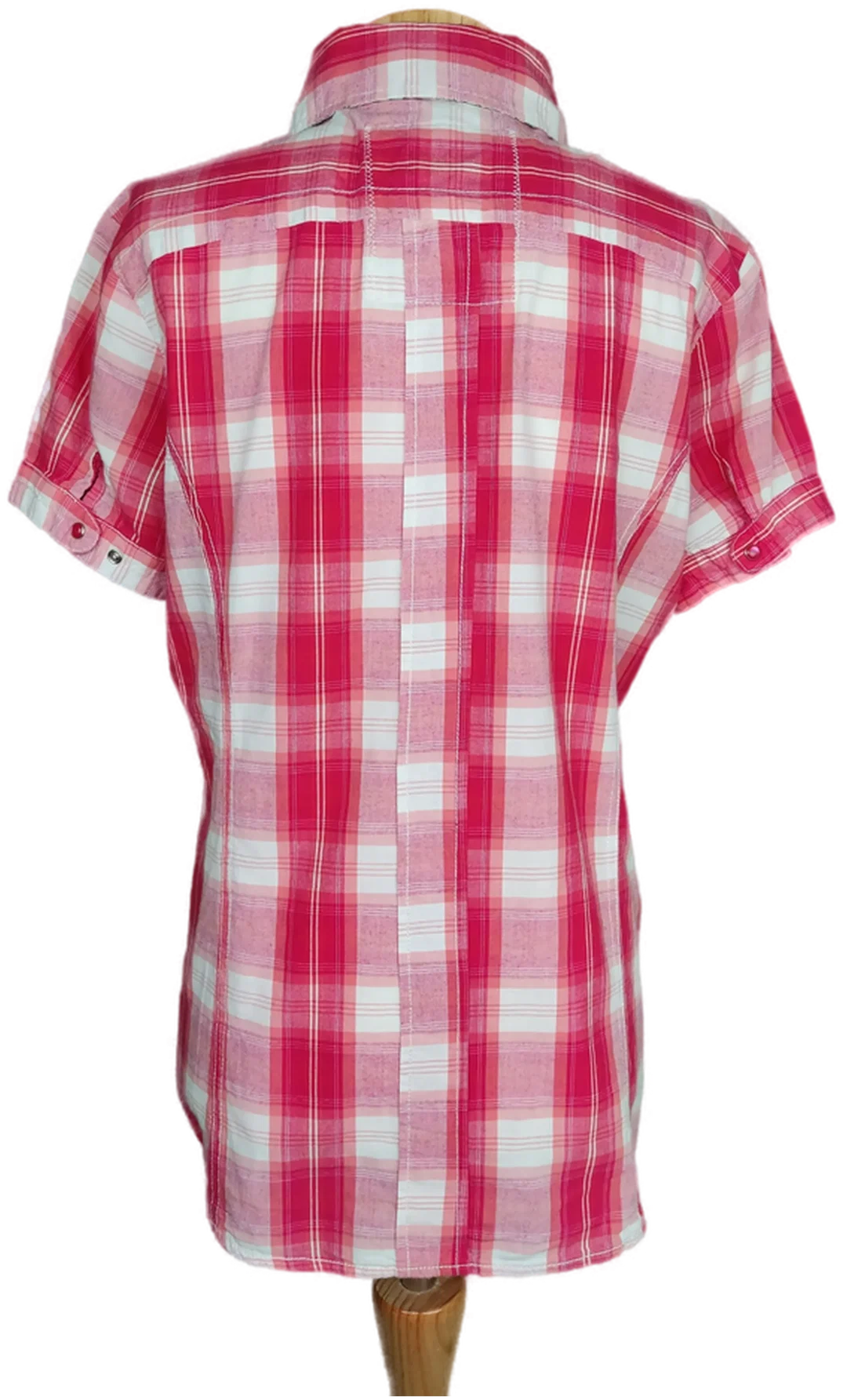 Madonna Damen Bluse rosa/weiẞ kariert - M – Bild 2