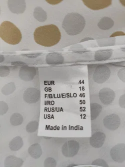 Damenbluse Sonstige Polyester Gr.44 | Einmaliges Unikat - Bild 3