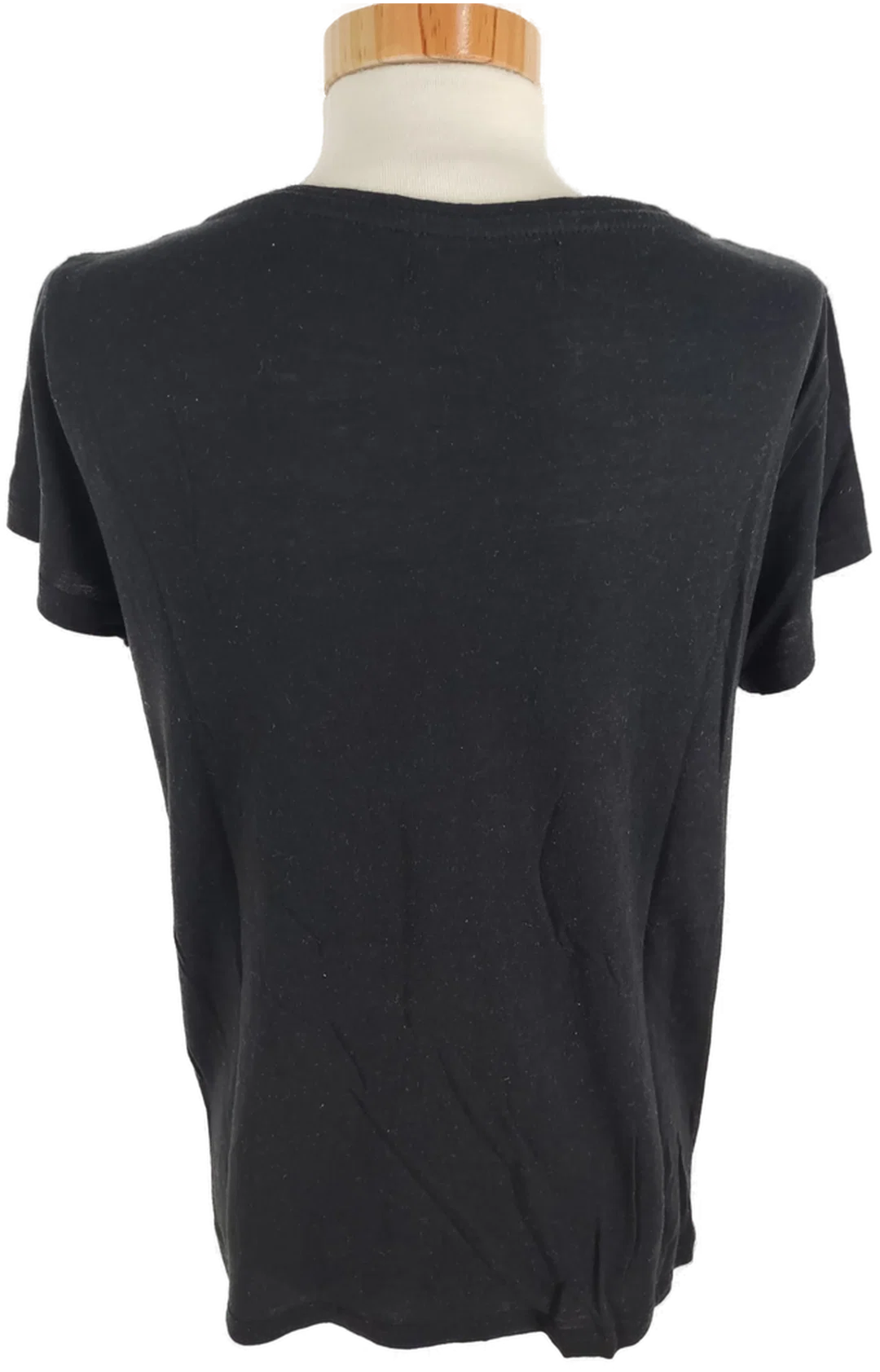 Pull & Bear Damen T-Shirt, kurzarm, schwarz, Größe M – Bild 3